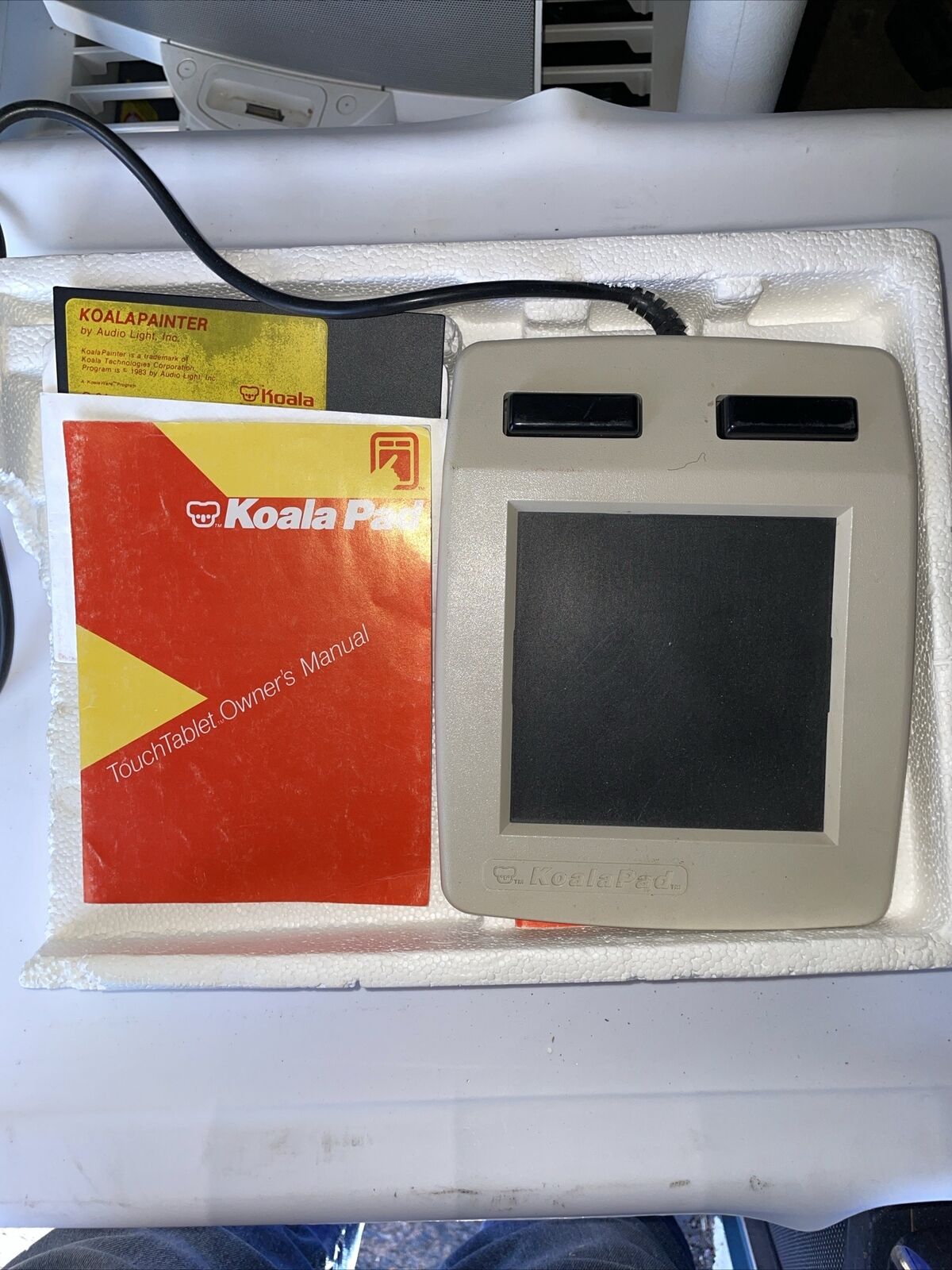 KoalaPad Touch Tablet For Commodore 64 In Original Box W/ Manuals & Disk