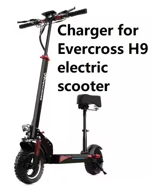 🔥fast charger 3A 3-Prong AC Adapter For Evercross H9 800W Electric Scooter HKT