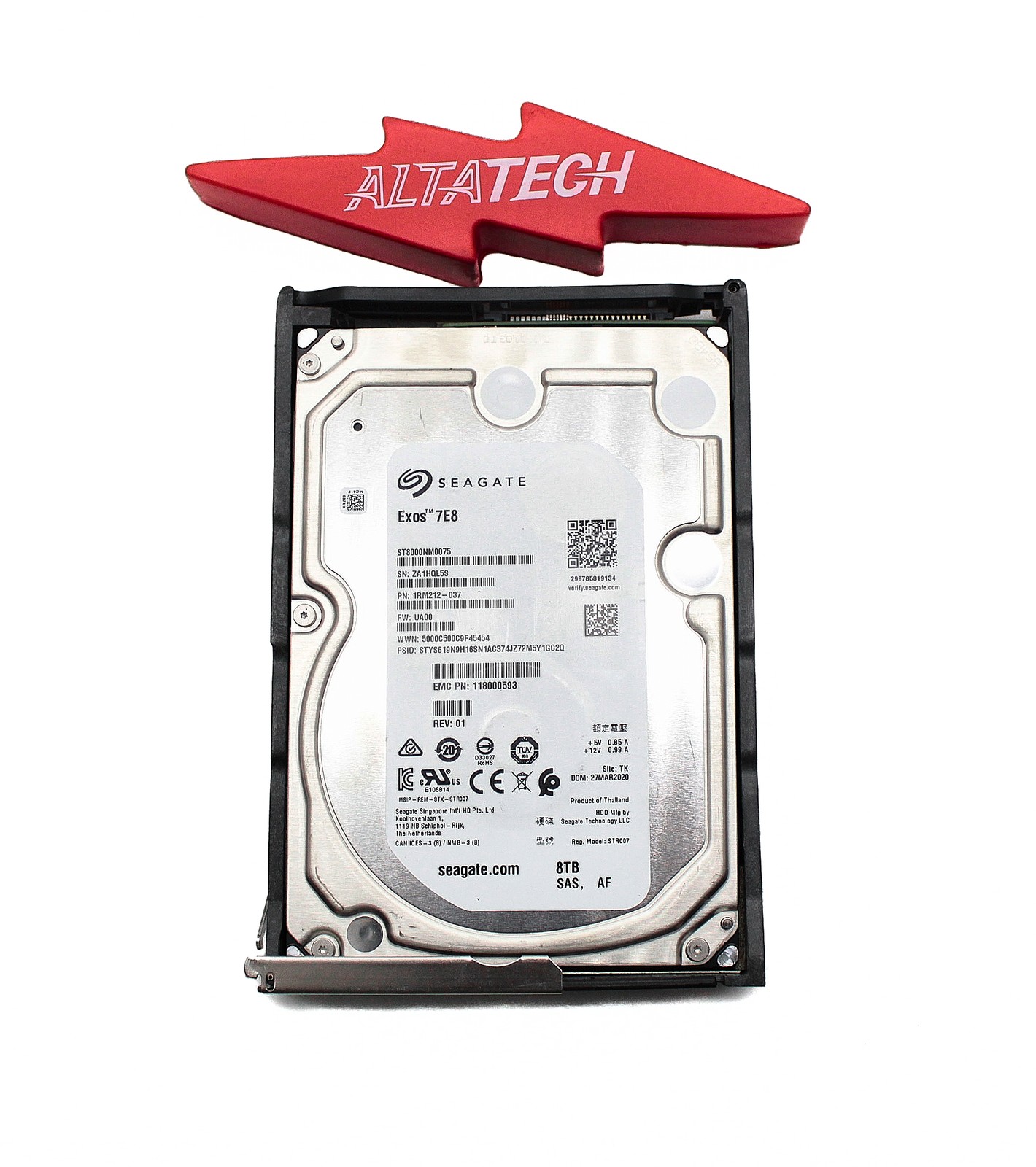 EMC 005053367 8TB 7.2K SAS 3.5 12G DS60