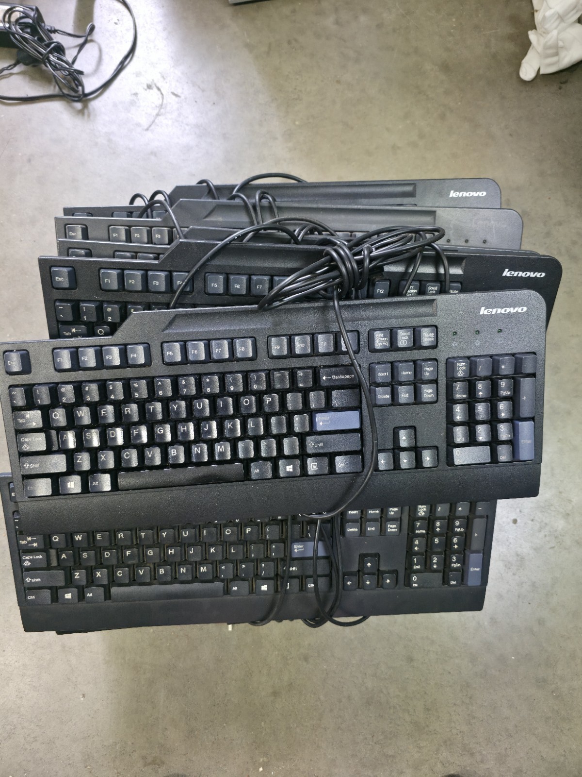 Lot of 16 Lenovo SK-8825 Wired USB Keyboards - Preferred Pro