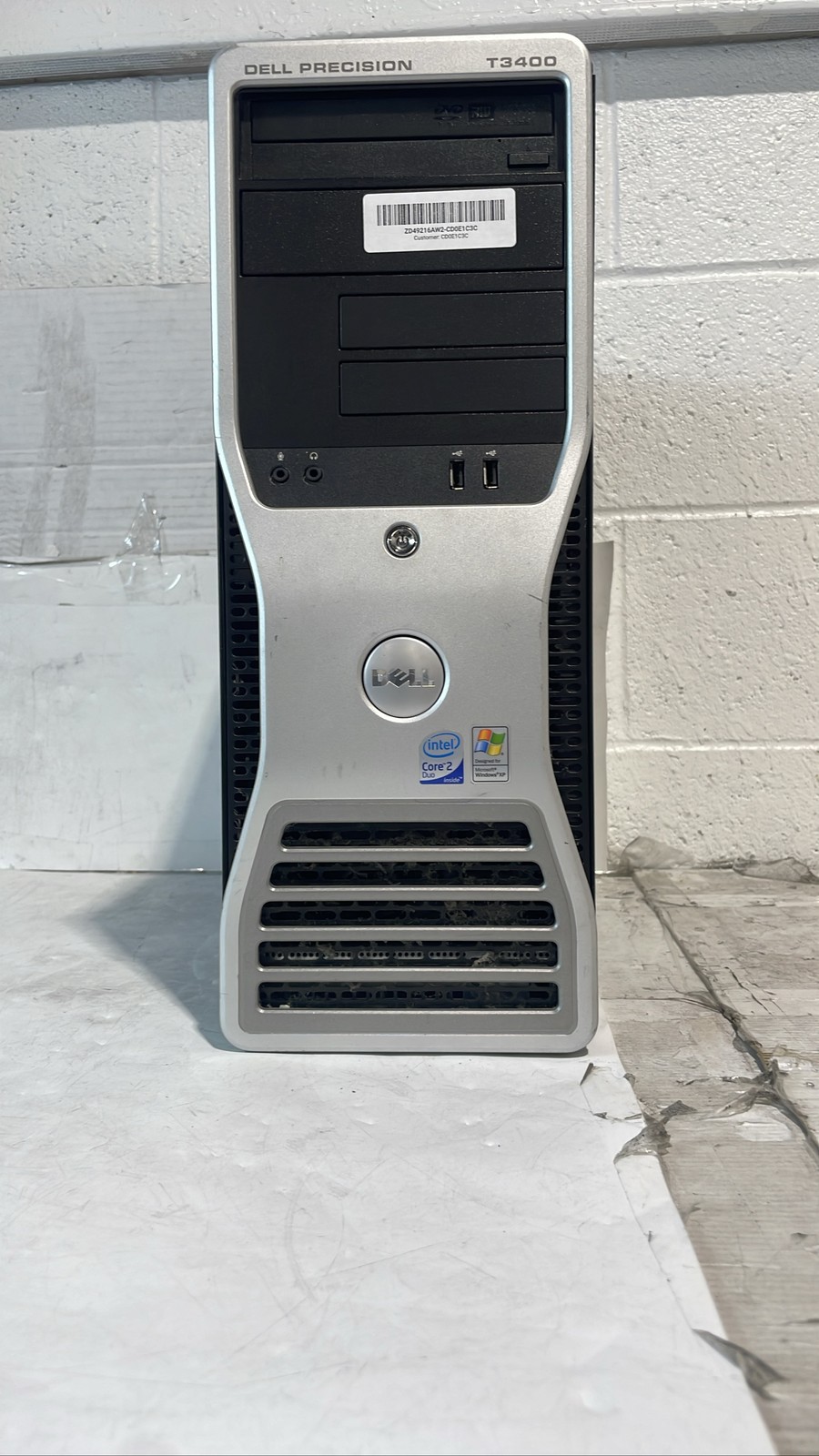 Dell Precision T3400 DCTA Workstation Tower Intel Core 2 Duo LGA775 Desktop PC