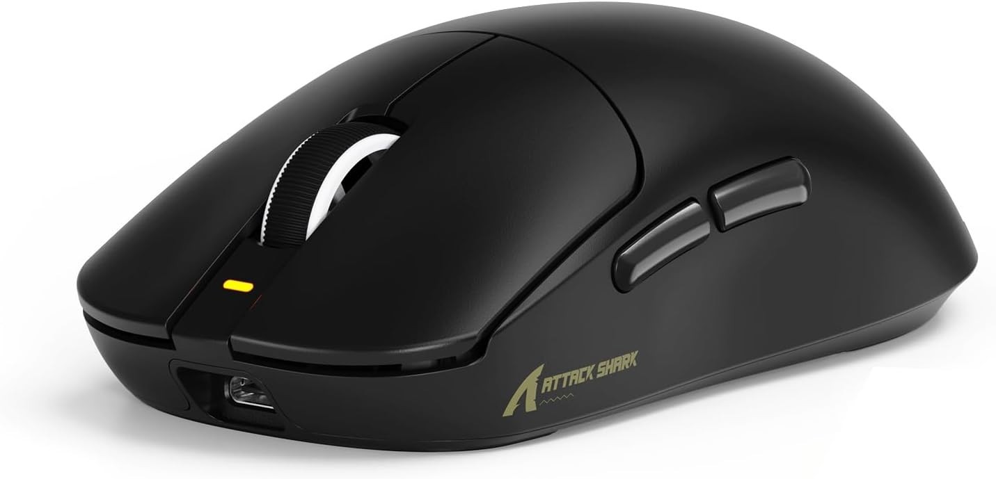 ATTACK SHARK X8SE Wireless Gaming Mouse Triple Modes 2.4G/BT/USB-C Wired 25K DPI