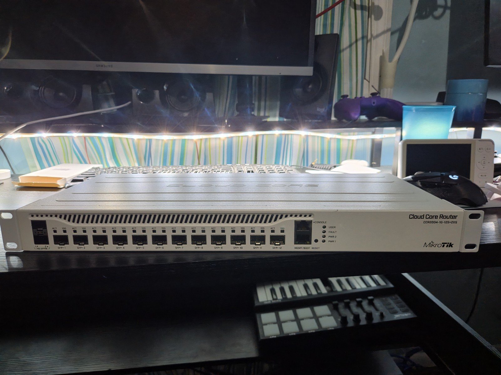 MikroTik CCR2004-1G-12S+2XS Cloud Core Router 1U Rackmount SFP+/RJ-45