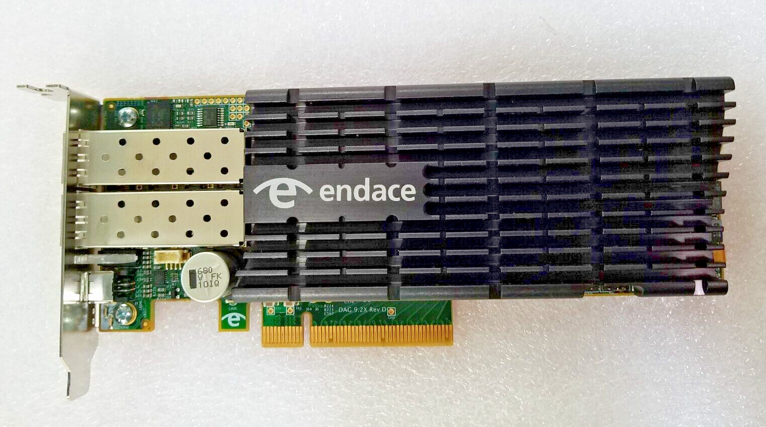 Endace DAG 9.2X REV D 2-Port 10Gb/s PCI-E 2.0 x8 SFP+ Network Data Capture Card