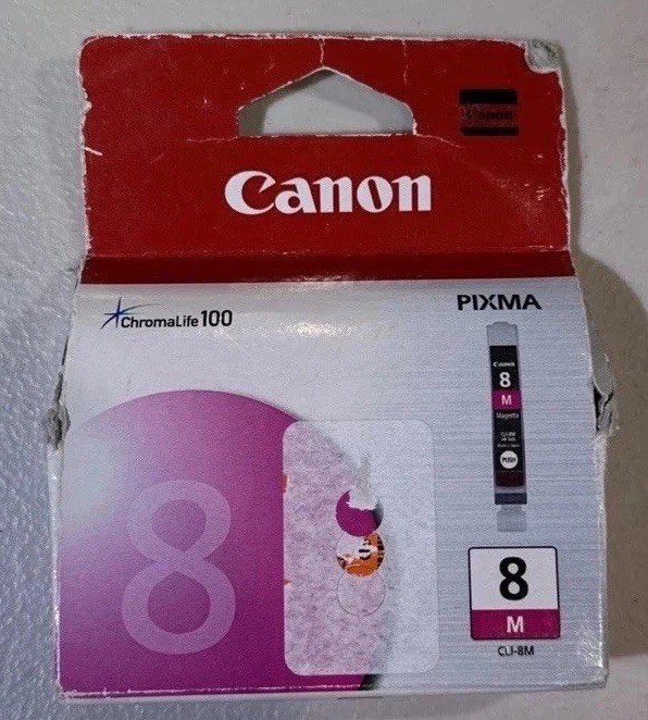 Canon CLI8M (CLI-8) Ink Magenta New 8M