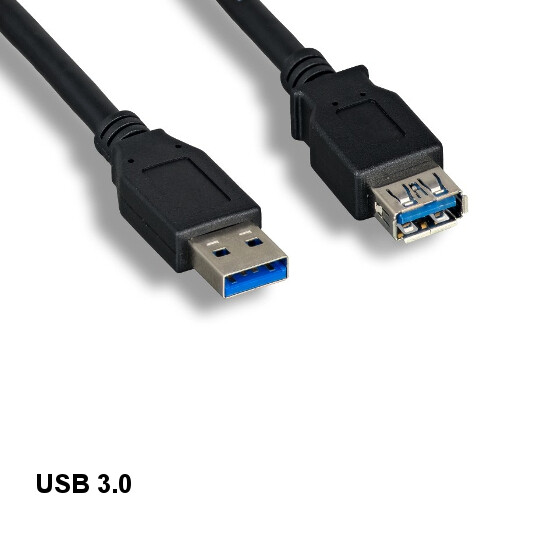 KNTK 15ft SpuerSpeed USB 3.0 Type A Extension Cable 28AWG 5Gbps Charge Sync Data