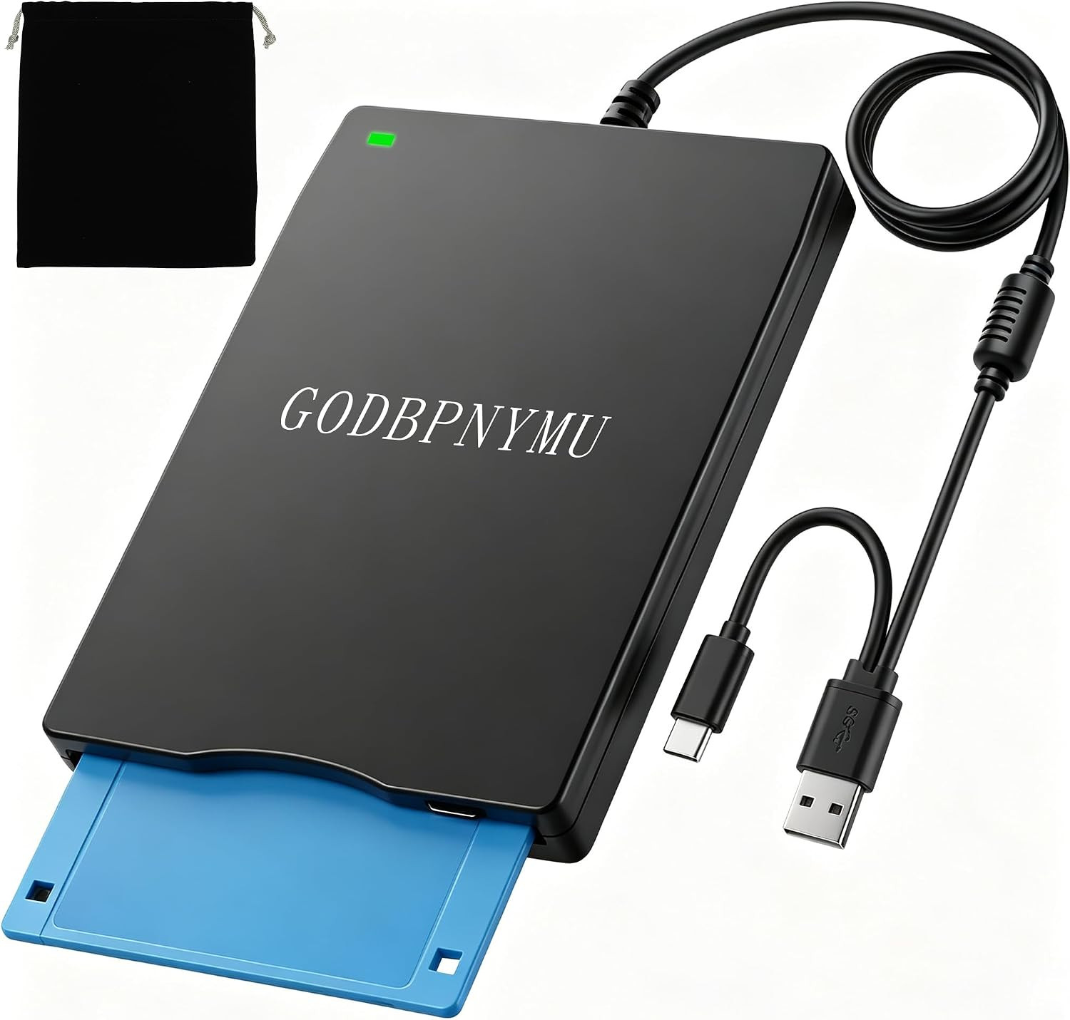 External USB-C Floppy Disk Drive,3.5-Inch Floppy Disk Drive | 1.44MB