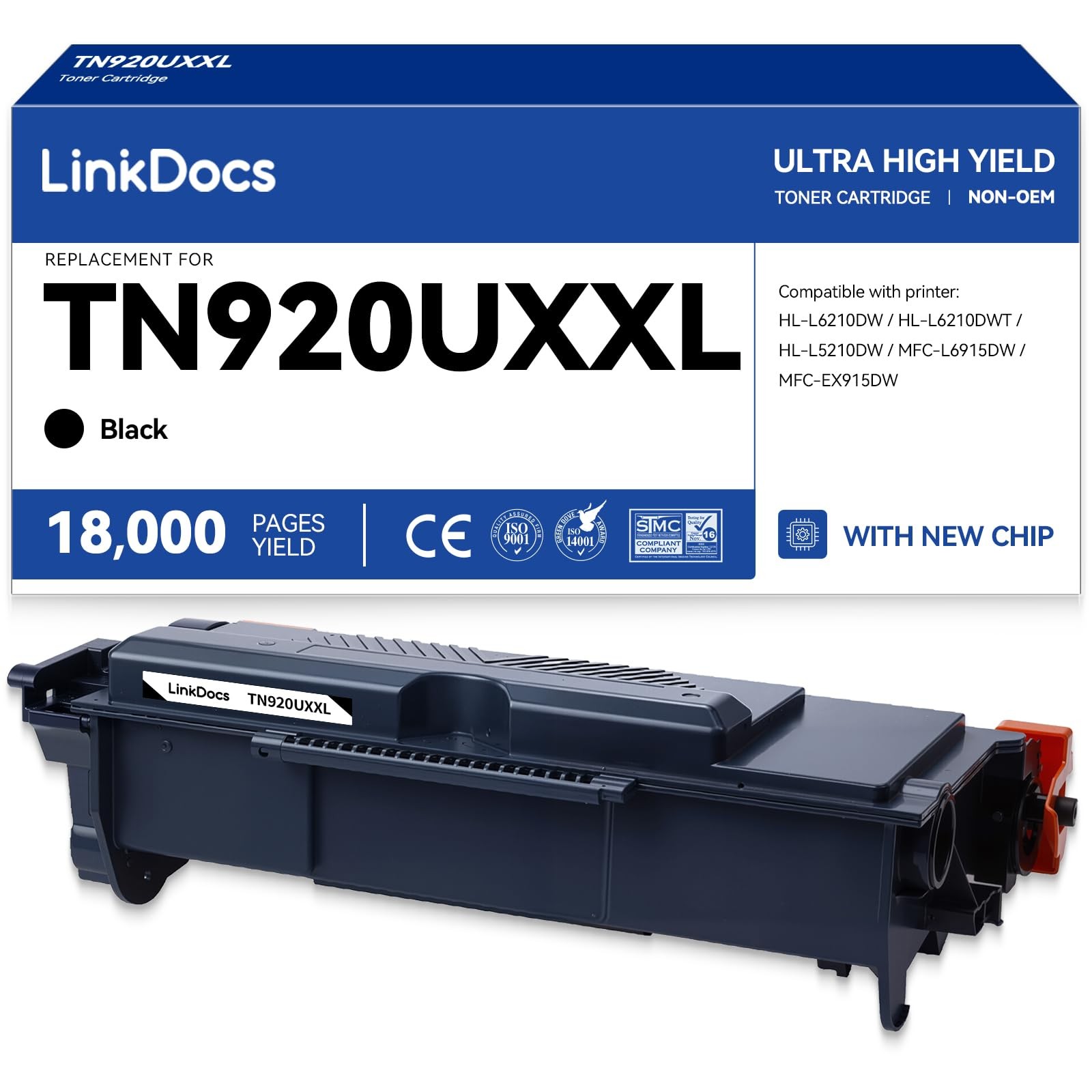 Toner Cartridge TN920UXXL Replacement for HL-L6210DW HL-L5215DW HL-L6210DWT
