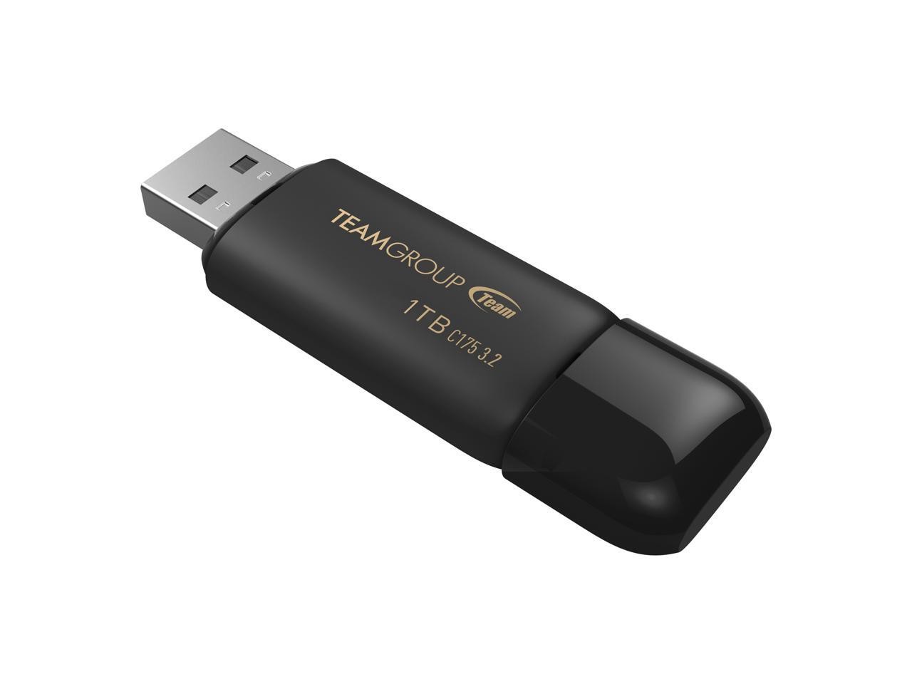 C175 1TB USB 3.2 Gen 1 Flash Drive Rounded Streamlined Unibody Design TEAMGROUP
