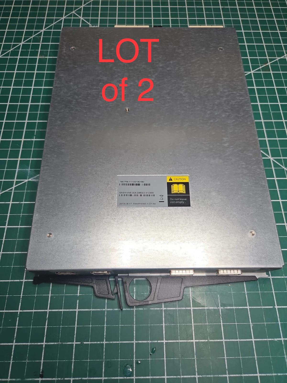 NetApp 111-00190+B0 IOM6 (I/O Module 6) controller  DS2246 DS4246 - LOT of 2