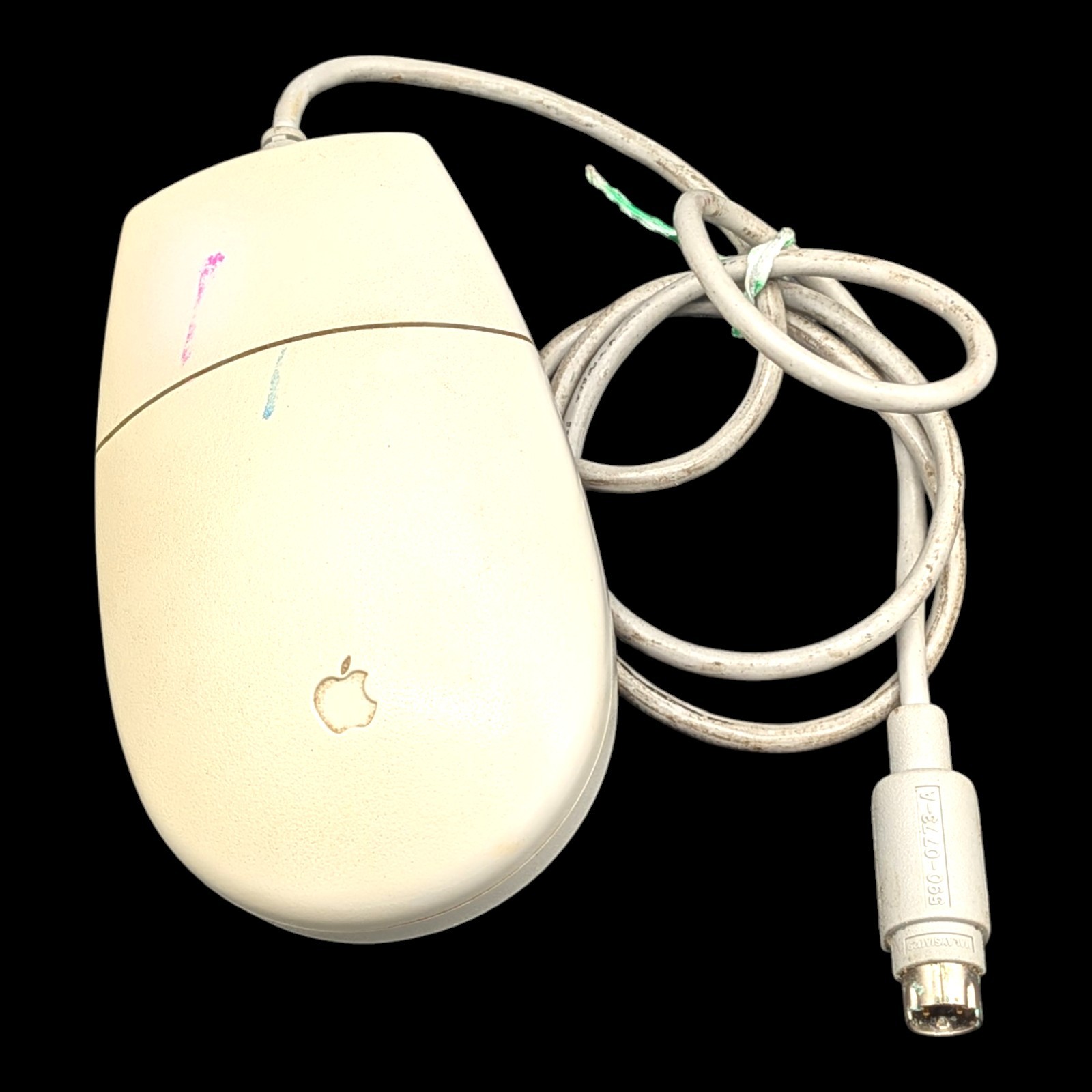 Apple Desktop Bus Mouse II  M2706 ADB Beige Vintage for Macintosh & Apple IIgs