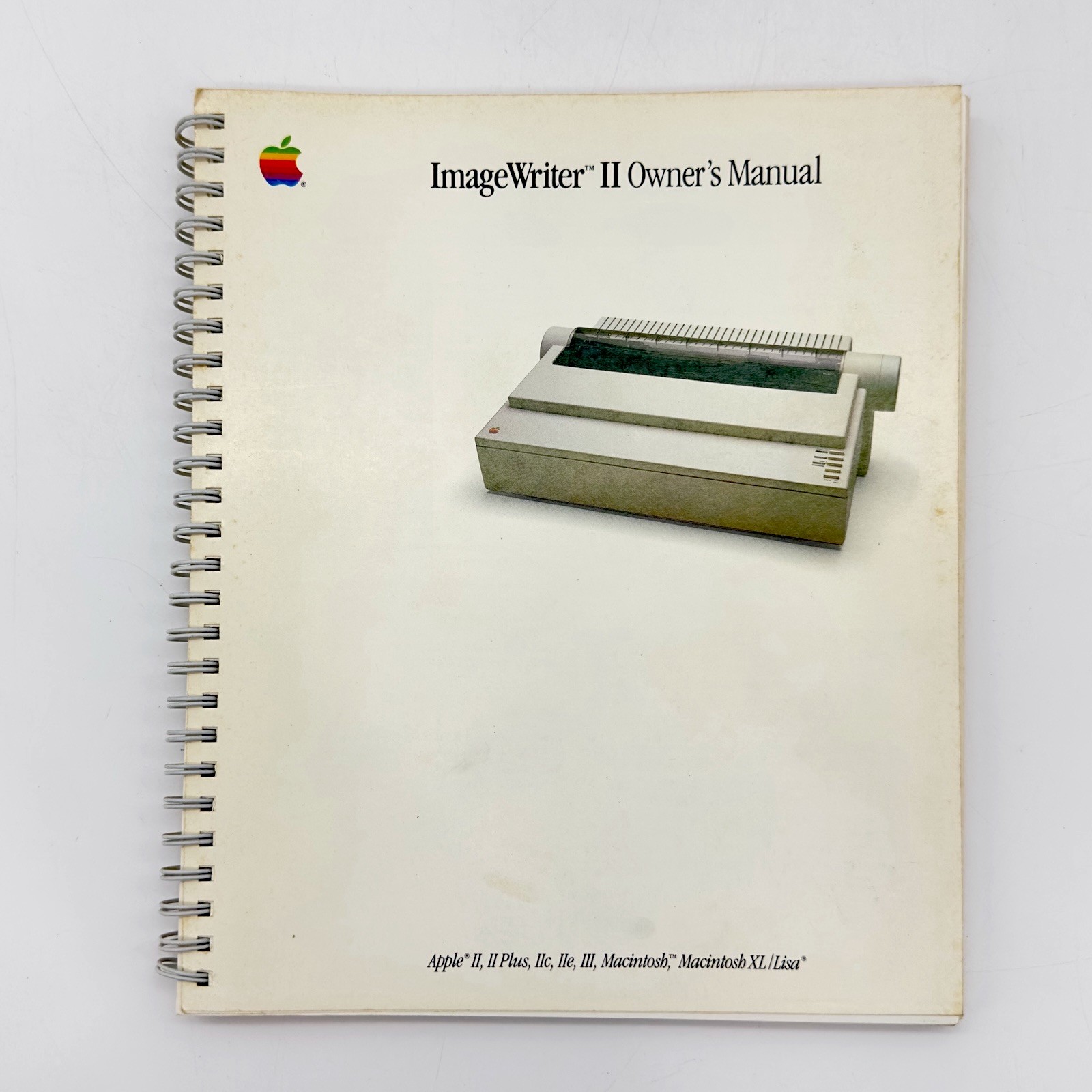 Vintage 1985 Apple Image Writer II Owners Manual 1985 II Plus IIc IIe III Lisa