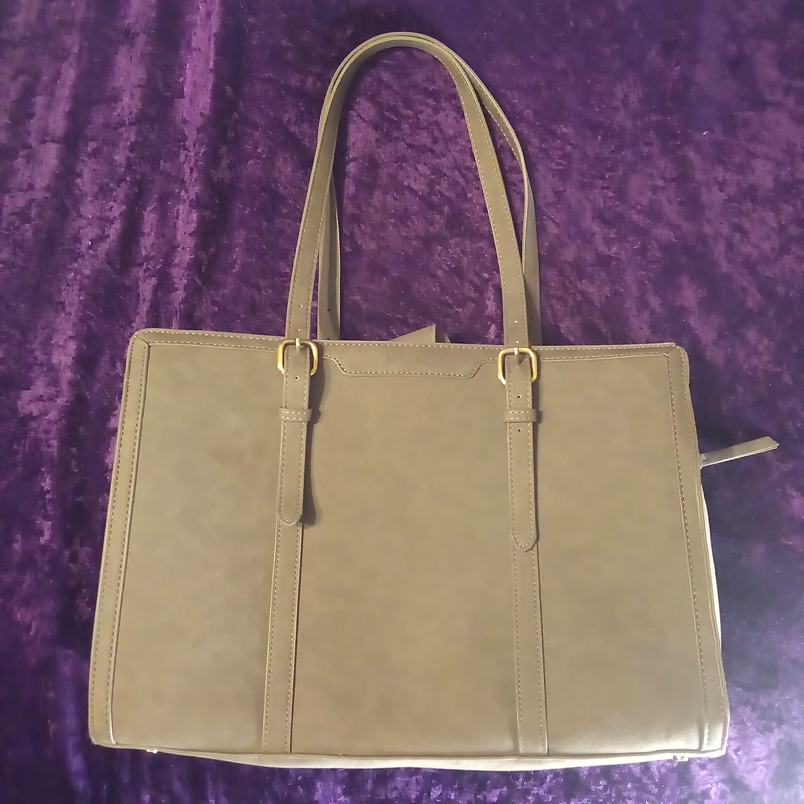Laptop Bag for Women ECOSUSI 15.6 Inch Computer Tote Work Grey 