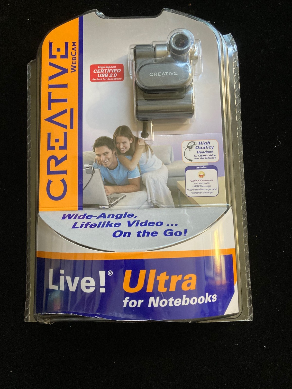 Creative Labs Live Ultra for Notebooks Cam Video 1.3MP Webcam USB 2.0