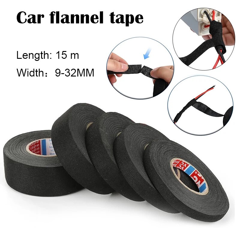 Heat-Resistant Adhesive Tape for Auto Cable Harness & Wiring Loom Protection