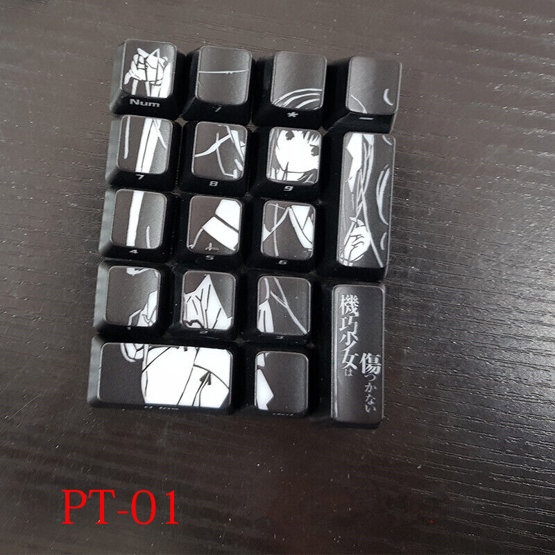 Anime Backlit Keycaps OEM Switch ABS Keycap For Cherry MX Keyboard Custom Made