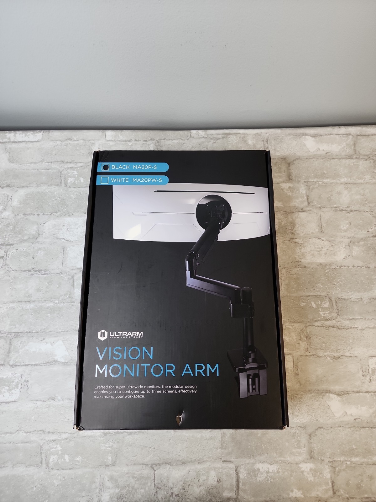 ULTRARM Heavy Duty Monitor Arm for Ultrawide Monitors MA20P-S Open Box New