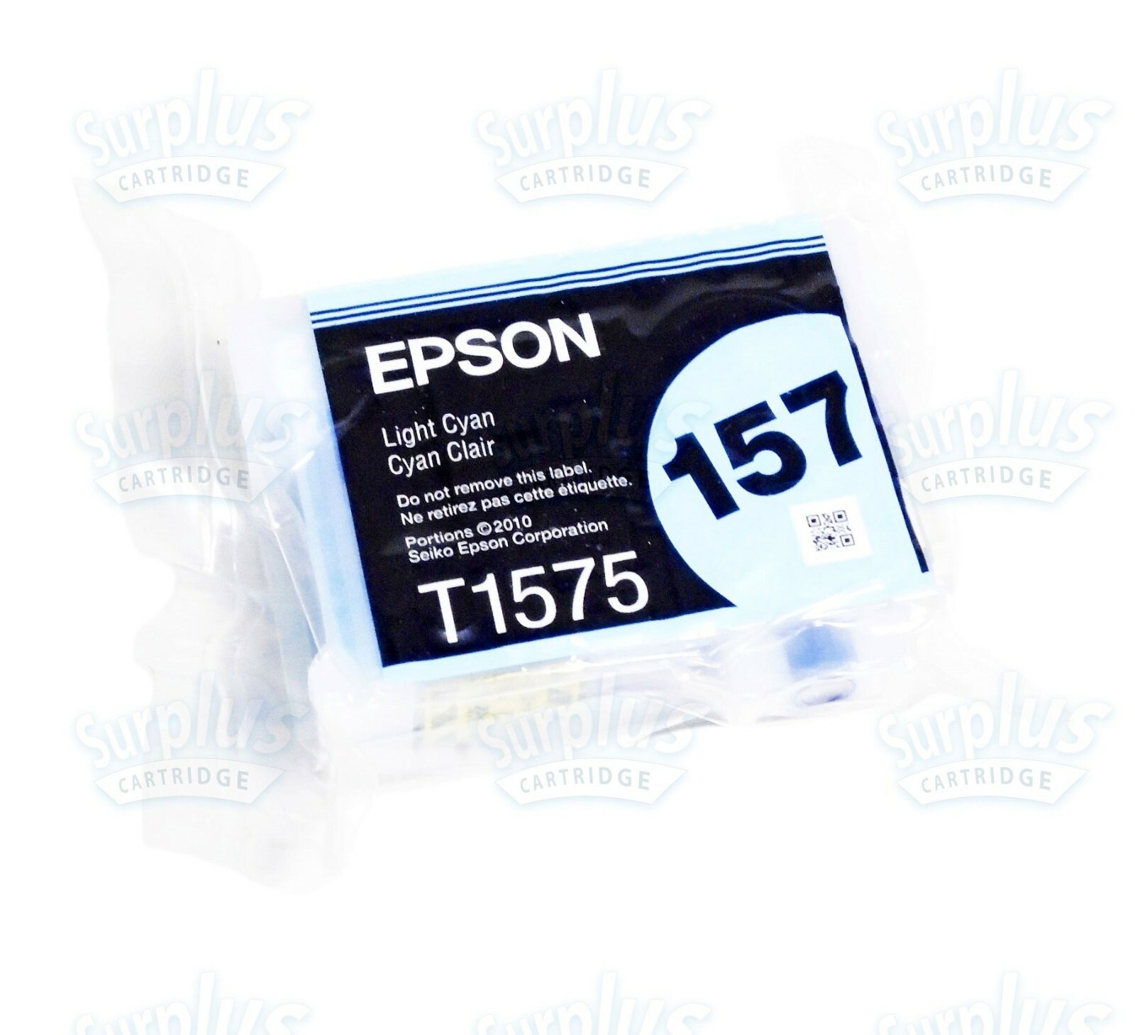 Genuine Epson 157 Light Cyan Ultrachrome K3 Ink Cartridge T1575 R3000