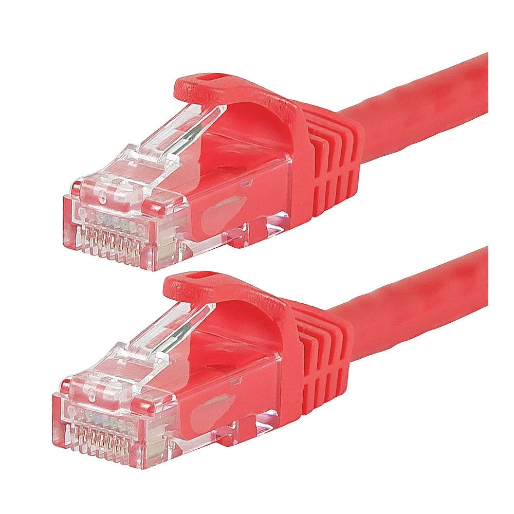 MONOPRICE 9834 Patch Cord,Cat 6,Flexboot,Red,10 ft. 38F988