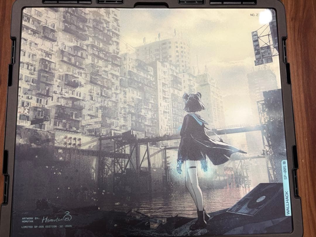 WALLHACK SP-005 Desolate Yume Limited edition Glass Mousepad From Japan