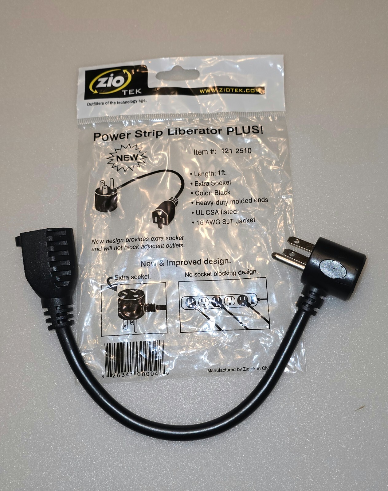 Zio Tek Power Strip Liberator plus 121 2510