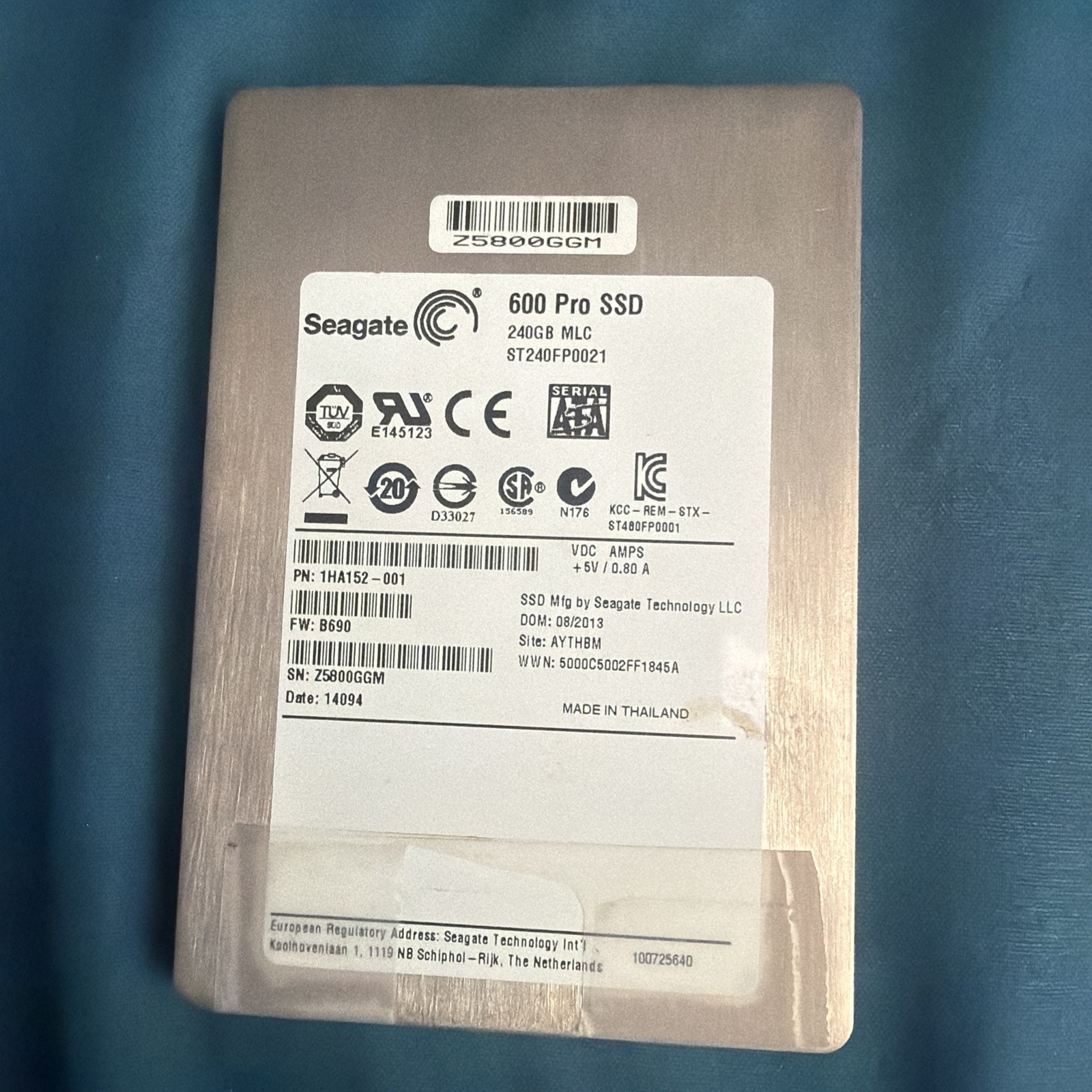 Seagate 600 Pro ST480FP0021 240GB MLC 2.5" SATA III 6Gb/s Enterprise SSD