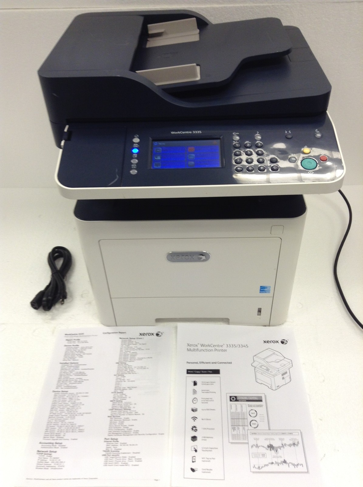 Xerox WorkCentre 3335 Laser All-in-One Printer Duplex Network 75395 PC WORKING