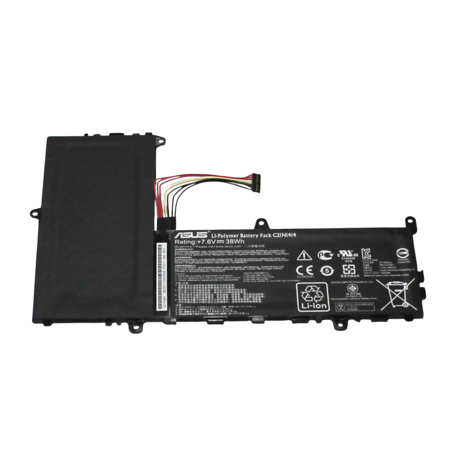C21N1414 Asus Battery 7.6V 38Wh 4.84Ah Lg Poly C21N1414 "GRADE A"