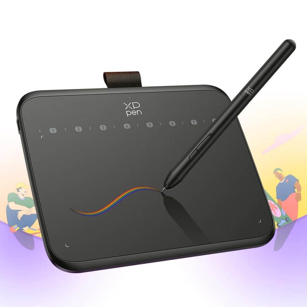1 Set XPPen Deco 640 Drawing Tablet with 16384 Pressure Levels Sensitivity