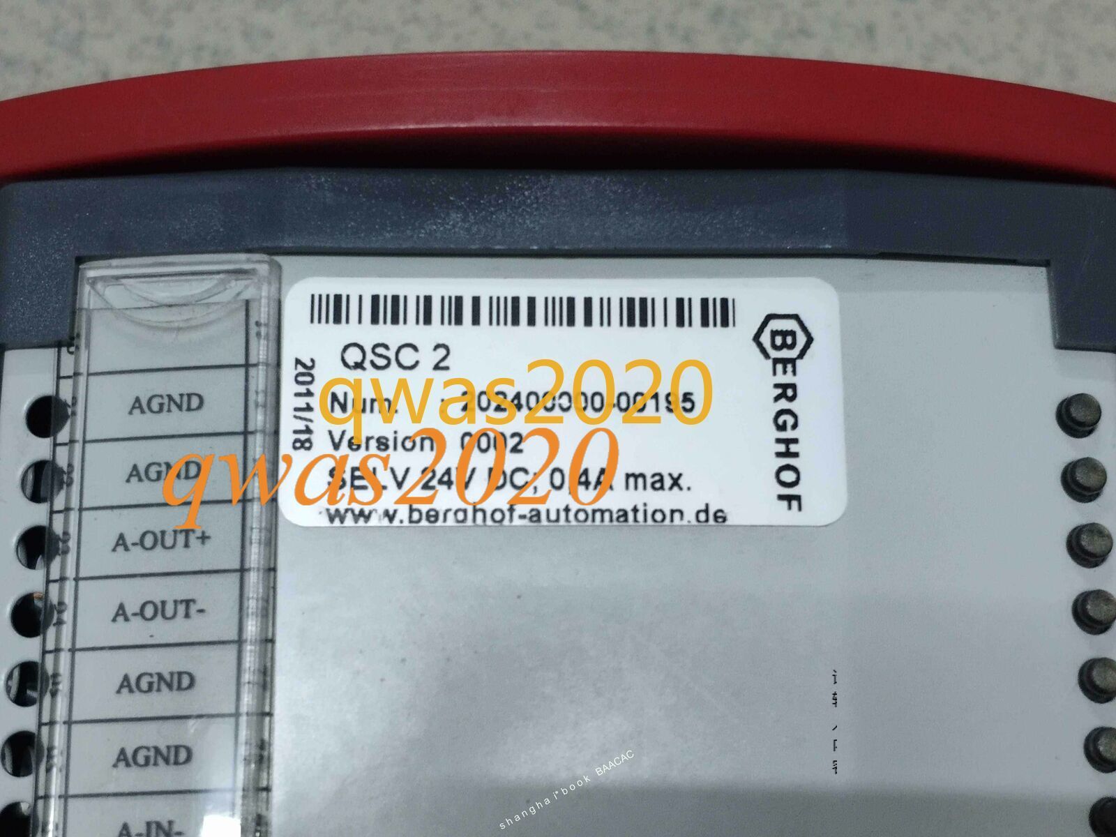 1PCS used working QSC2 QSC 2 202400000 Via DHL or Fedex