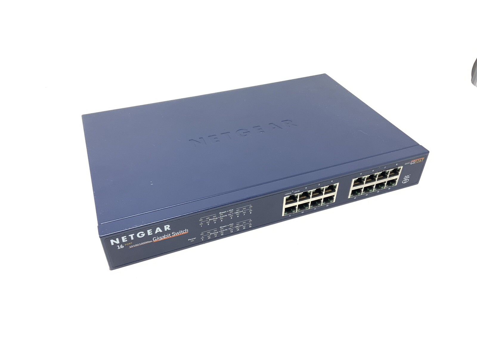 Netgear Model GS516T 10/100/1000mbps 16 Port Gigabit Network Switch