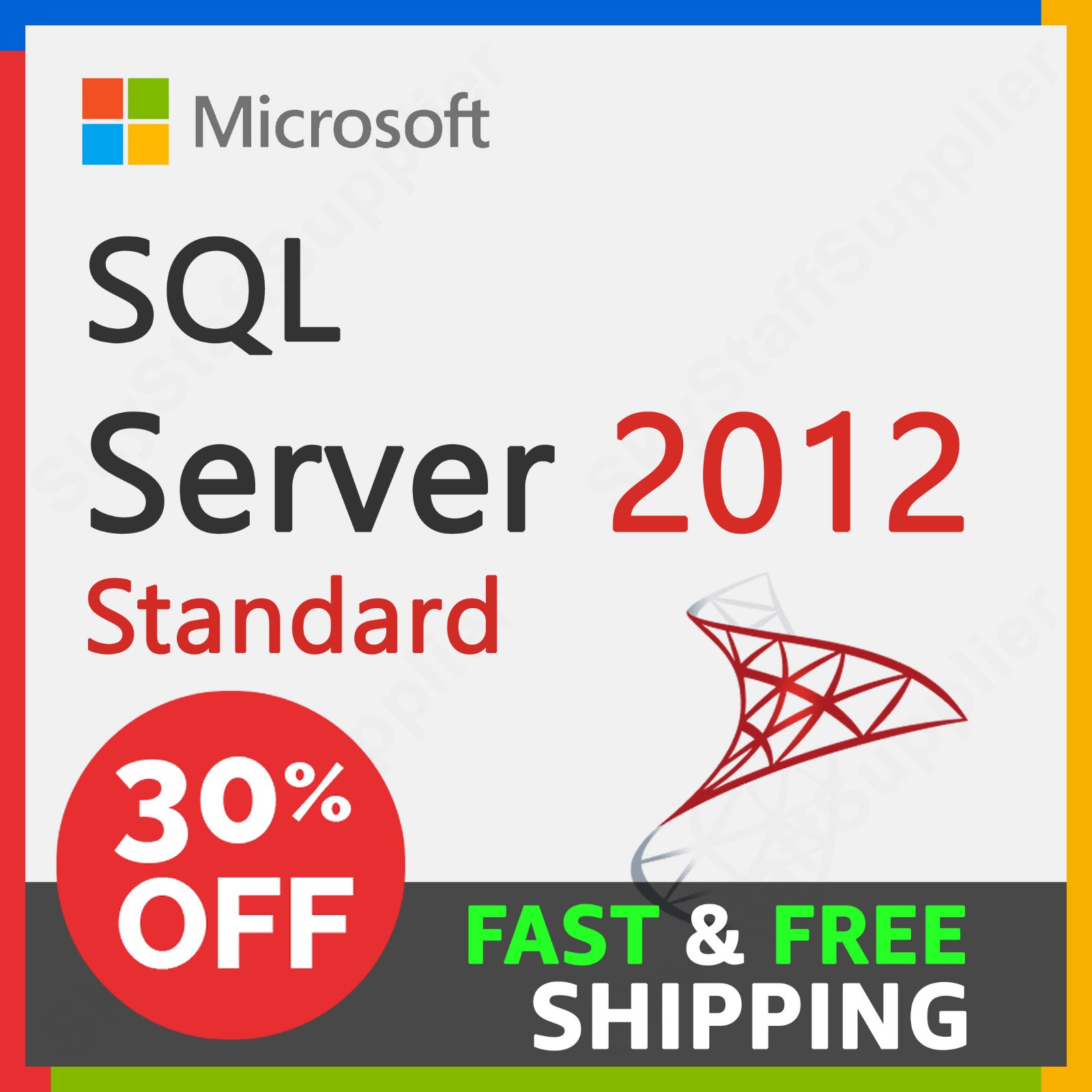 Microsoft SQL Server 2012 Standard FULL License Pack + 25 CALs,  Retail Pack NEW