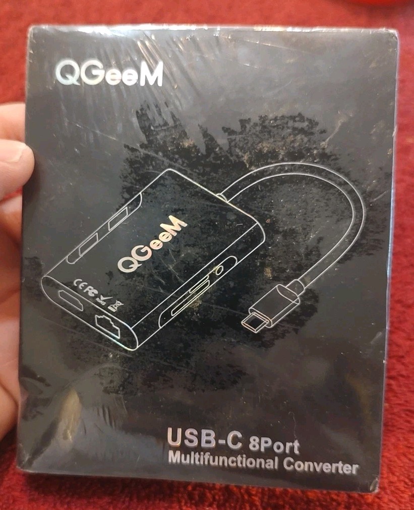 New QGeeM 8 Port USB-C Multifunctional Converter