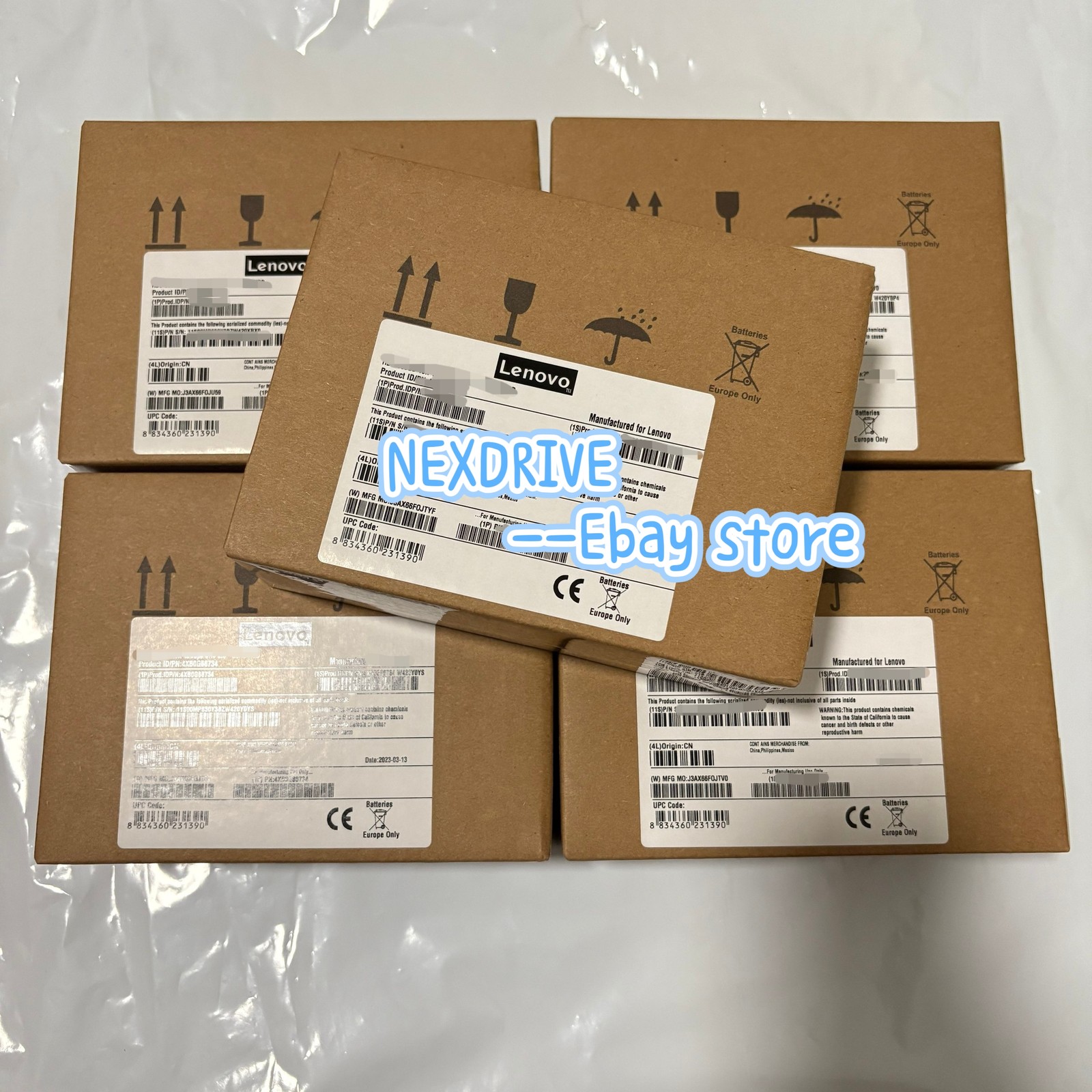 Lenovo 400GB 00PH875 4XB0K12406 ThinkServer SAS 12Gb 2.5" in 3.5'' Tray SSD New