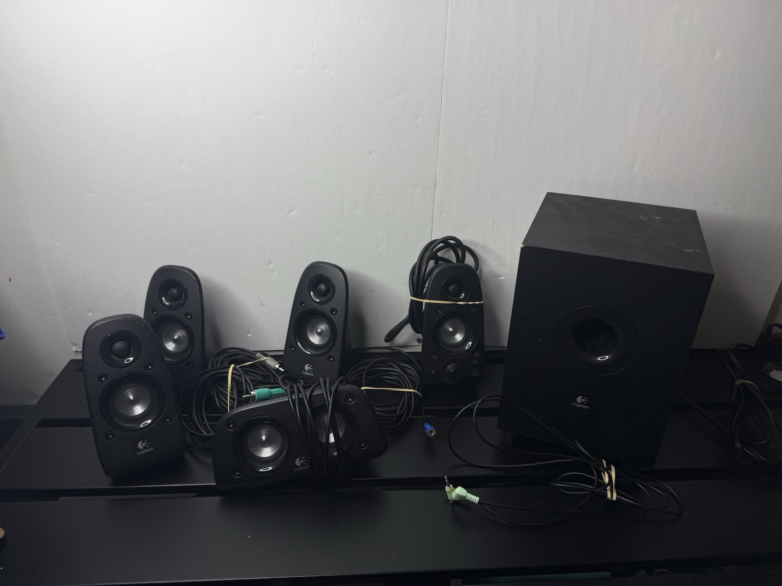 COMPLETE Logitech Z506 Surround Sound 5.1 Home Theater PC Speaker System
