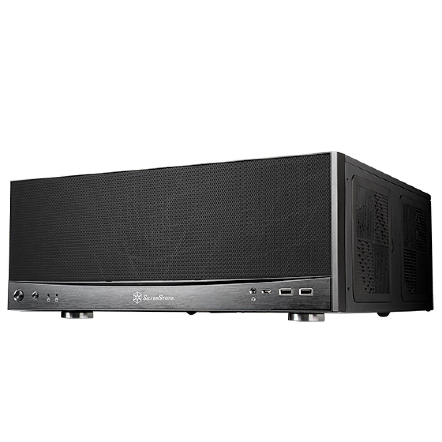 SilverStone GD11B Ideal Compact HTPC Case with 240mm Radiator Support