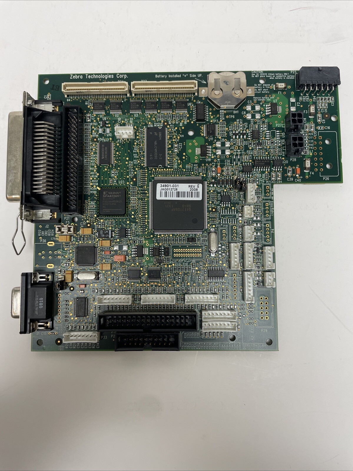 Zebra 34901-031 Rev G Main Logic Circuit Board, For 110xiIII Series Printers