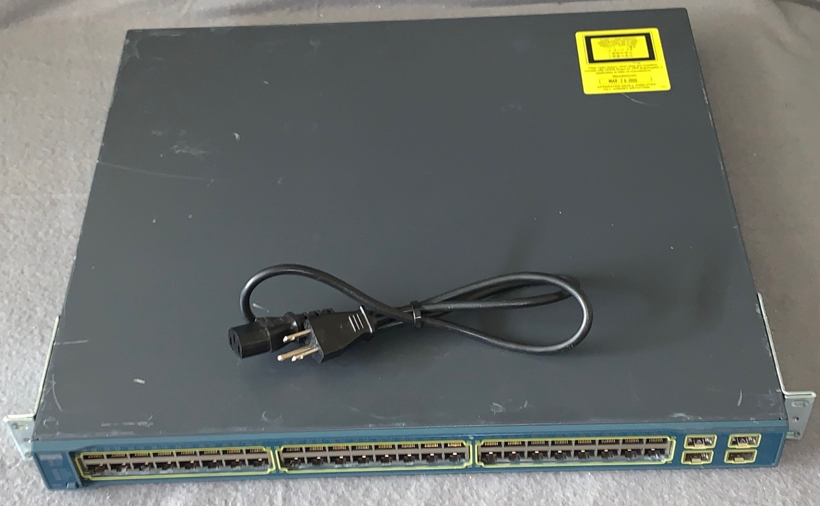 Cisco Catalyst 3560G Series PoE WS-C3560G-48PS-S 48-Port Gigabit Switch, (WORKS)