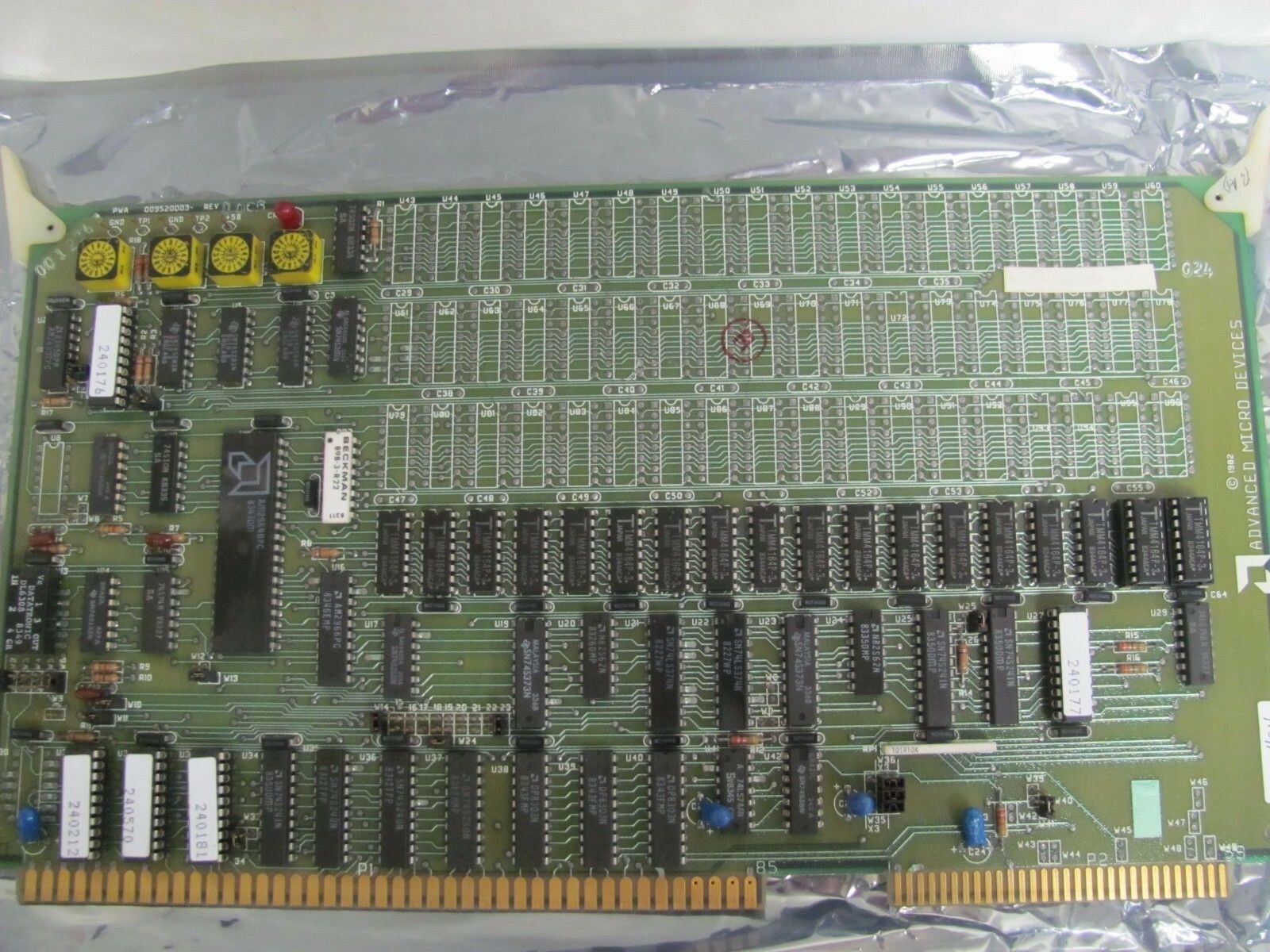 EXCELLON ADVANCED MICRO DEVICES AMD RAM BOARD 707604-18 007520002-002 REV B