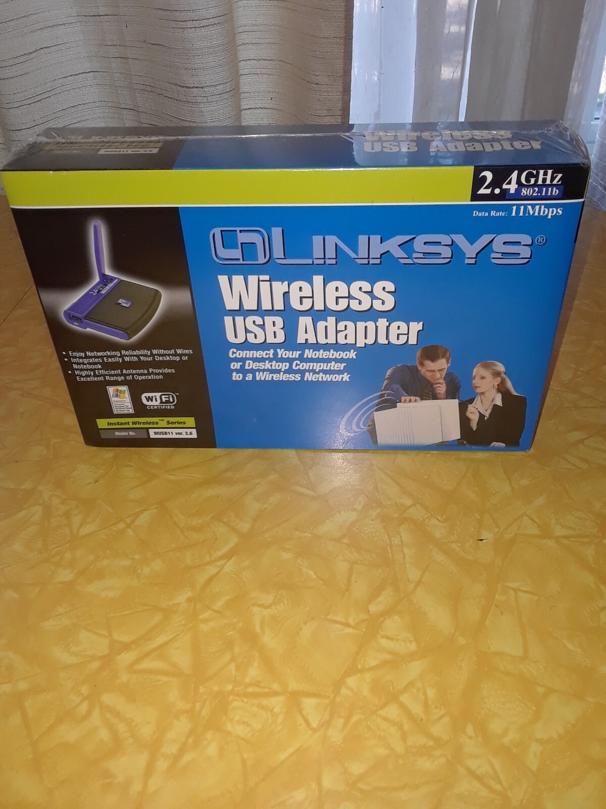 Linksys Wireless-B USB Network Adapter – WUSB11 - 802.11b  2.4GHz – New Sealed 