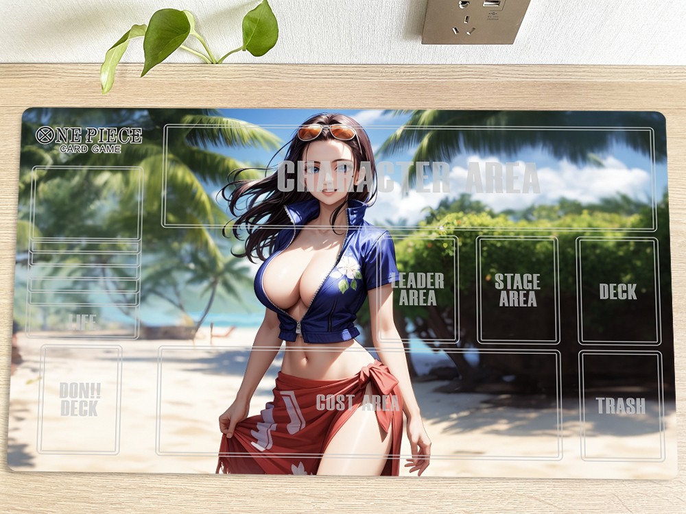O-P Nico Robin Table Playmat CCG OPCG Games Mat Trading Card Game Pad Mousepad