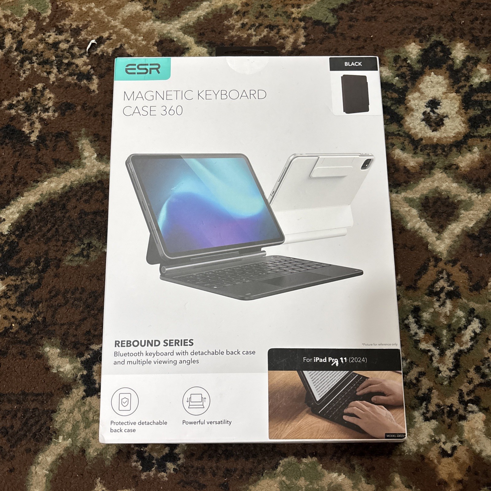 ESR Magnetic Keyboard Case 360 Rebound Series iPad Pro 11 - Black Bluetooth