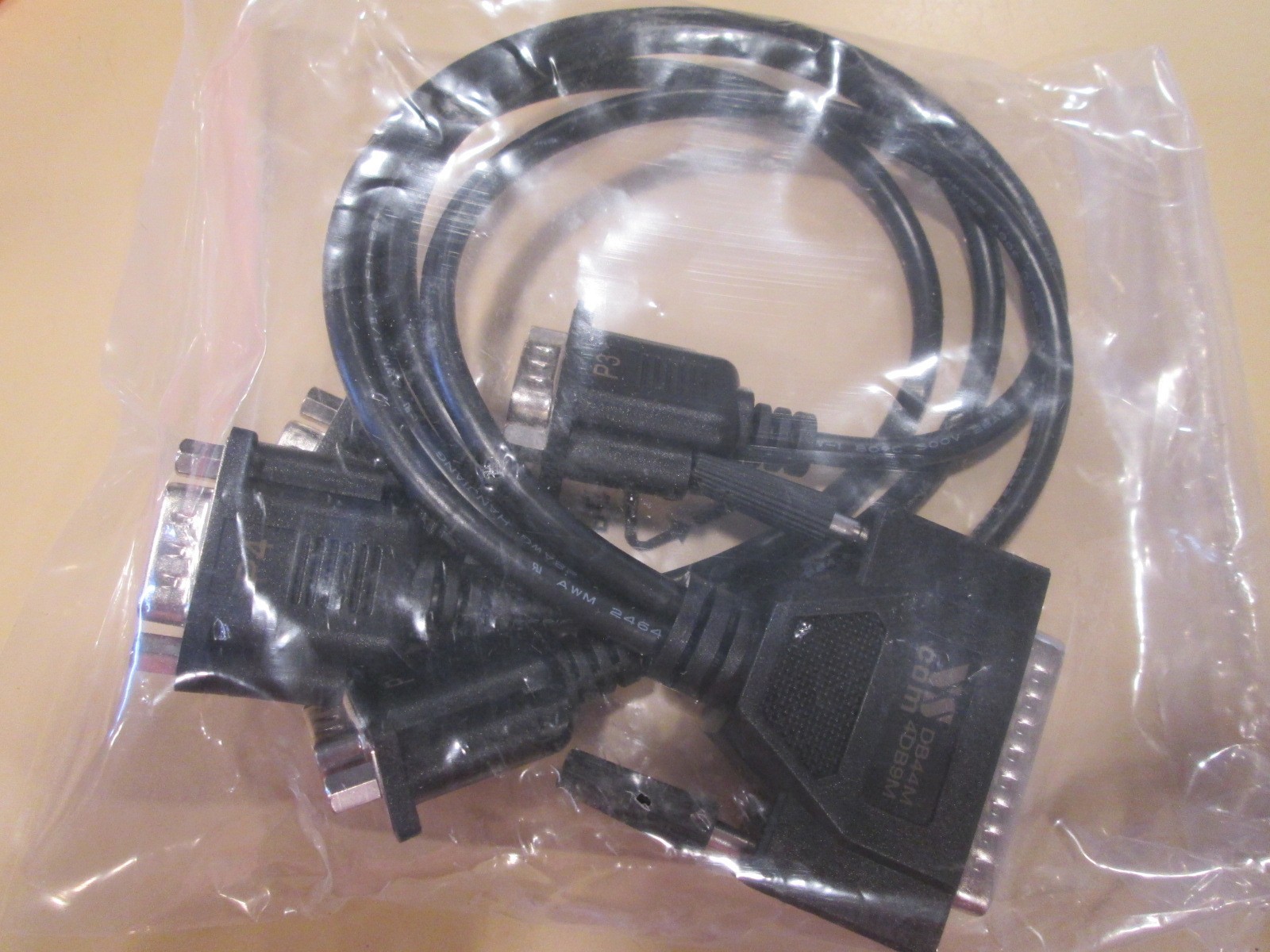 VS Com DB44 Male to 4 X DB9 Male Com Port Cable