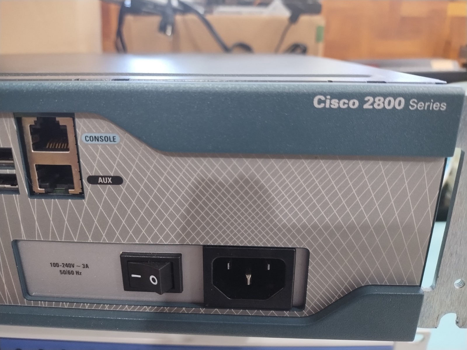 Cisco 2821 ISR Router w/ HWIC-2MFT-T1 Dual T1 Card – Tested – Clean – Rack Ready