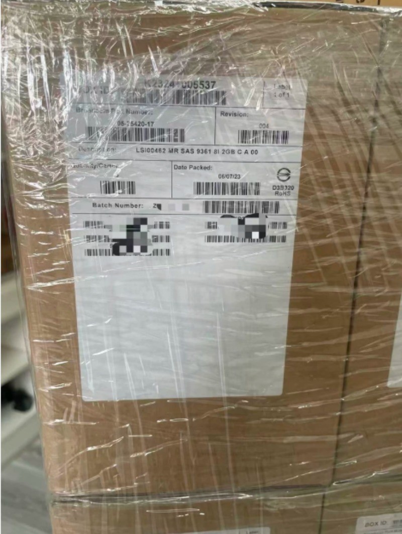 New Sealed Broadcom 9361-8i RAID Card 2GB Cache PCIe3 Full Original Box Unopened