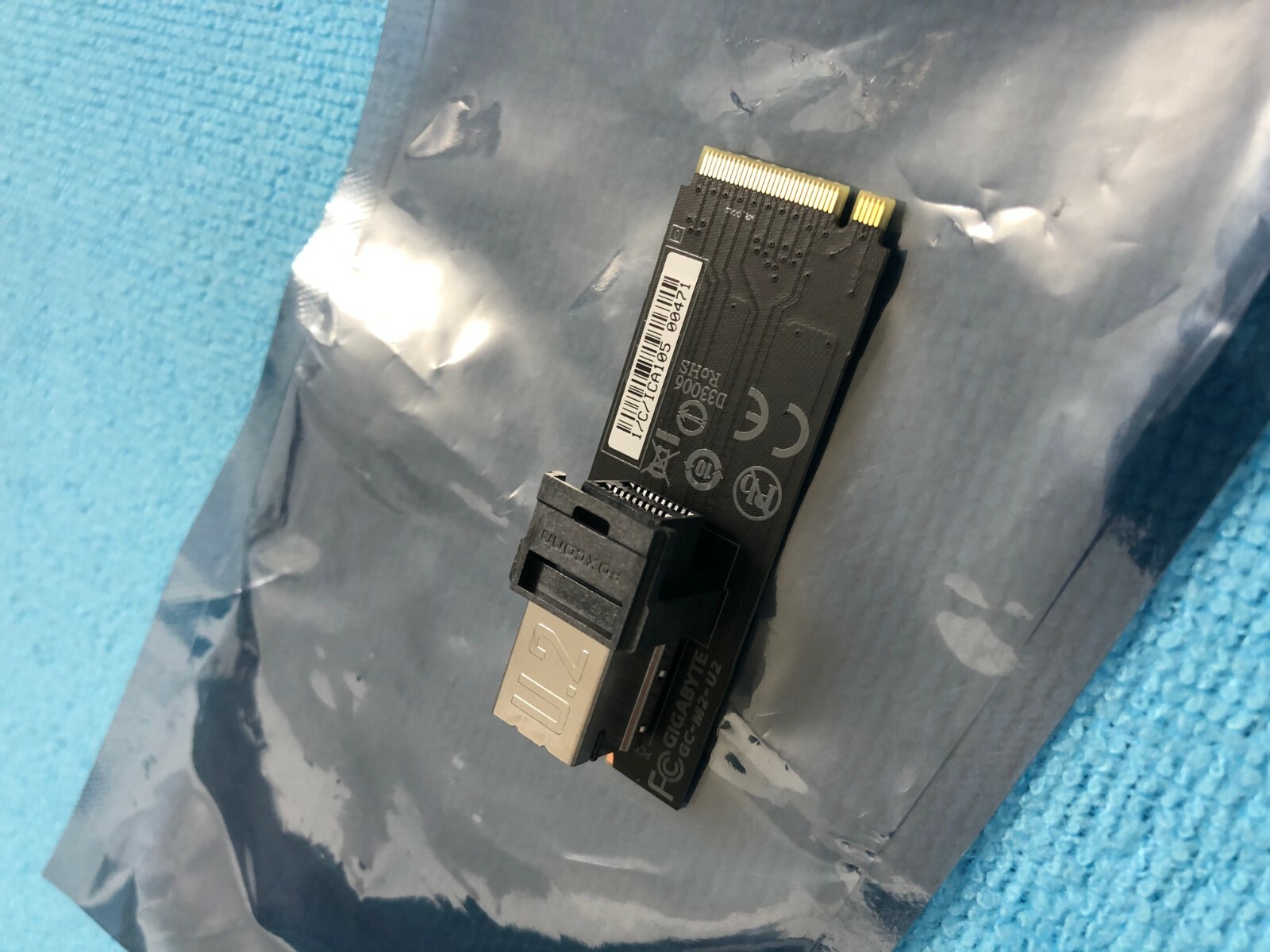 GIGABYTE  M2- U2 Host Card Accessory - Motherboard , ORIGINAL 