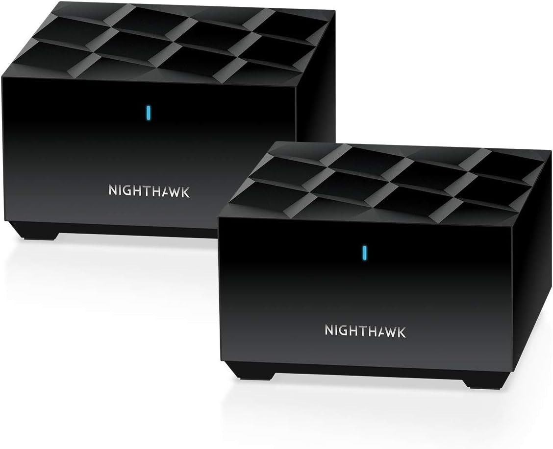 NETGEAR Nighthawk AX3000 Advanced Whole Home Mesh WiFi 6 System Black Dual Band