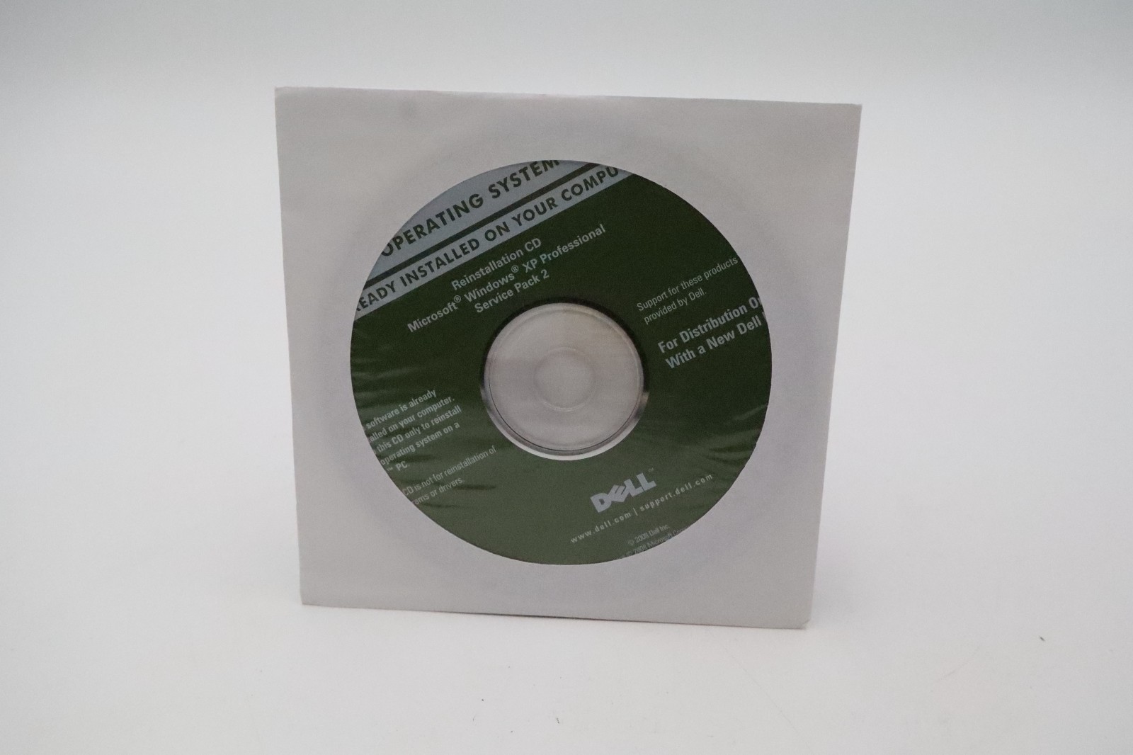 Dell Windows XP Professional SP2 Reinstallation CD OEM DP/N 0X290G Rev A00