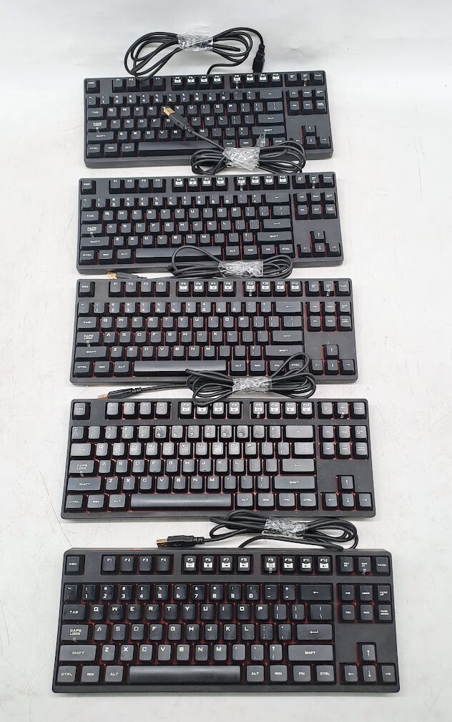 LOT OF 5 Quick Fire Rapid CM Storm Gaming Keyboard SGK-4000-GKCR1-US TESETD