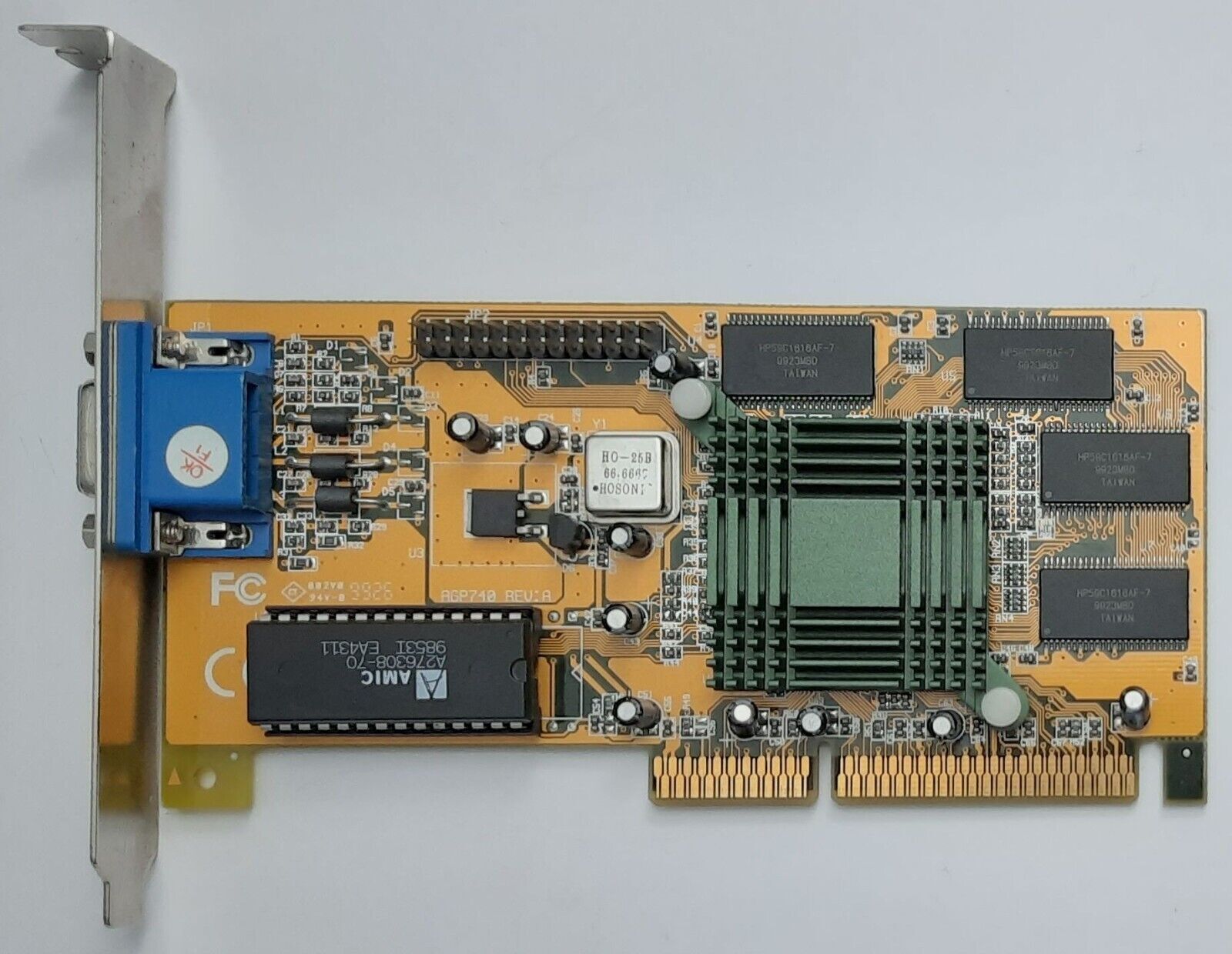 AGP740 AGP Graphics Card (Intel i740, 8MB, Retro, 1999)